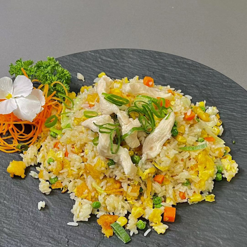 Riz sauté au poulet